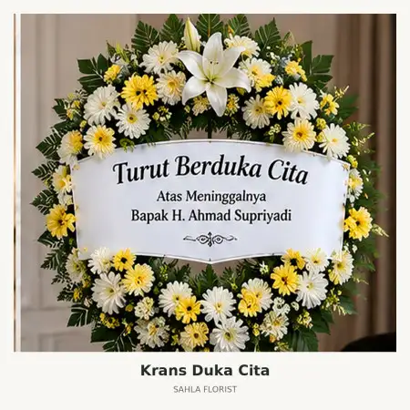 Krans Bunga Duka Tampan Pekanbaru